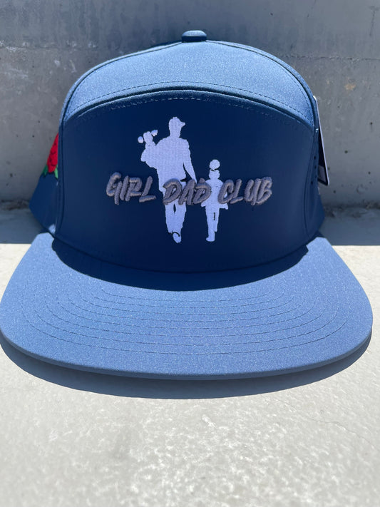 Girl Dad Club - Flat Brim Waterproof Cap