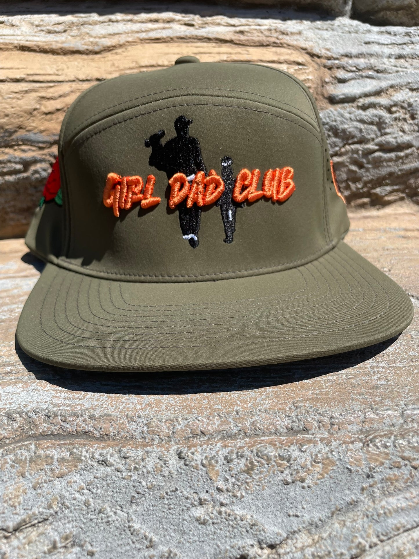 Girl Dad Club - Flat Brim Waterproof Cap