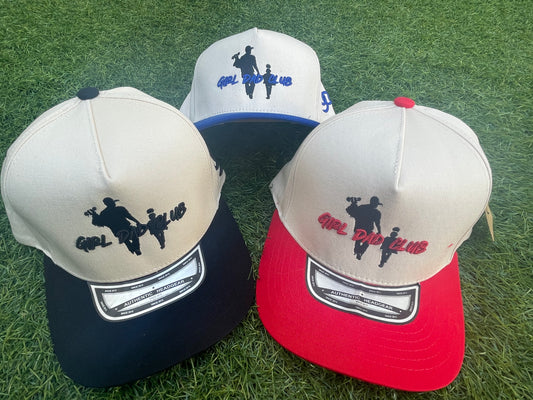 Girl Dad Club - Curve Brim Snapback