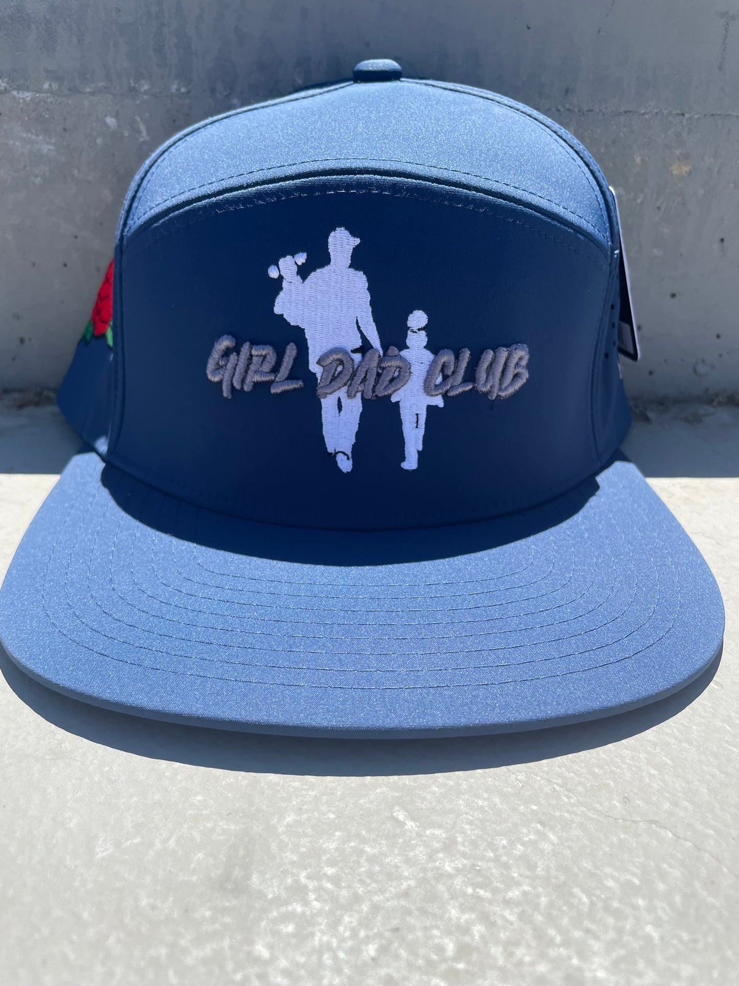 Girl Dad Club - Flat Brim Waterproof Cap