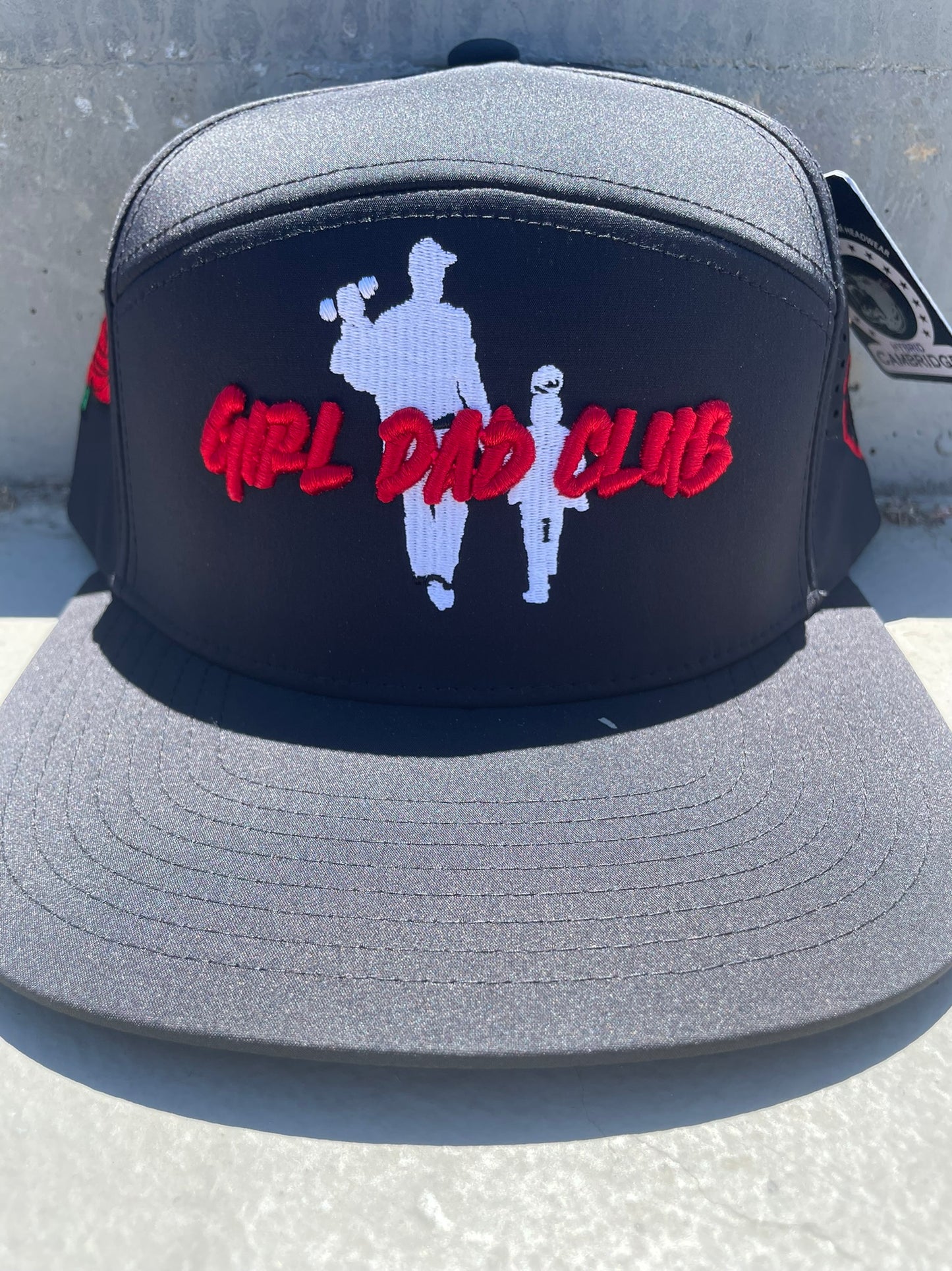 Girl Dad Club - Flat Brim Waterproof Cap