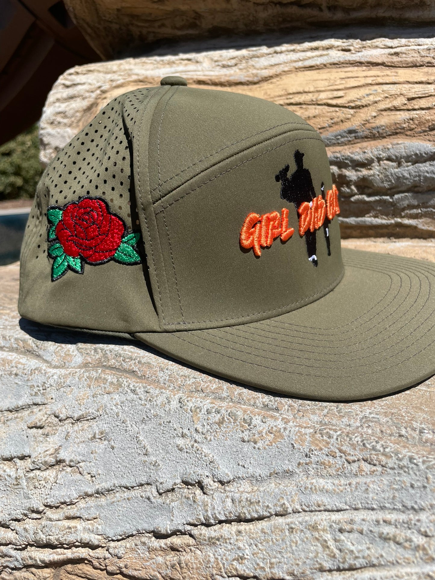 Girl Dad Club - Flat Brim Waterproof Cap
